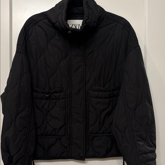 ZARA WATER REPELLENT PUFFER JACKET S - Picture 4 of 8